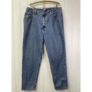 Mens Vintage Tommy Hilfiger Tommy Jeans 90s Era Size 40/32 Made In‎ USA
